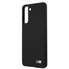 BMW silikoninis dėklas Samsung Galaxy S21+ – juodas -- Samsung Galaxy S21+