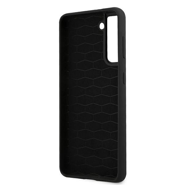 BMW silikoninis dėklas Samsung Galaxy S21+ – juodas -- Samsung Galaxy S21+