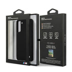 BMW silikoninis dėklas Samsung Galaxy S21+ – juodas -- Samsung Galaxy S21+
