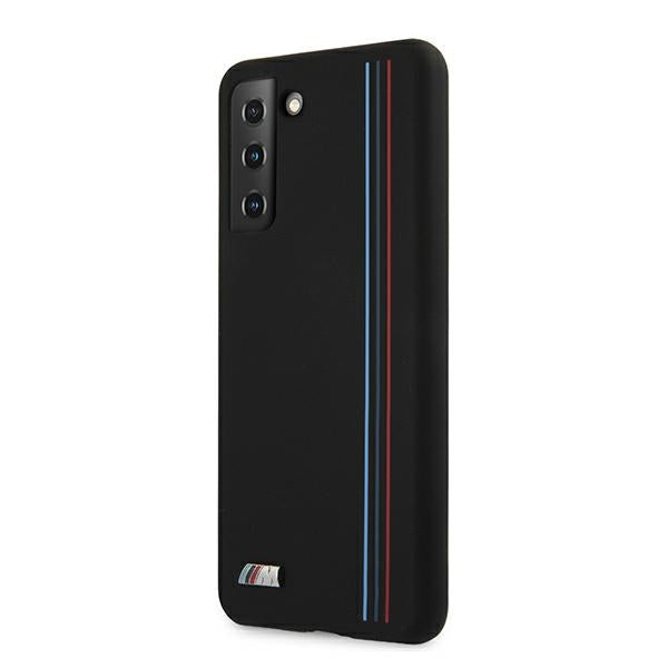 BMW silikoninis dėklas Samsung Galaxy S21+ – juodas -- Samsung Galaxy S21+