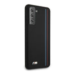 BMW silikoninis dėklas Samsung Galaxy S21+ – juodas -- Samsung Galaxy S21+