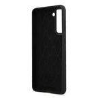 BMW silikoninis dėklas Samsung Galaxy S21+ – juodas -- Samsung Galaxy S21+