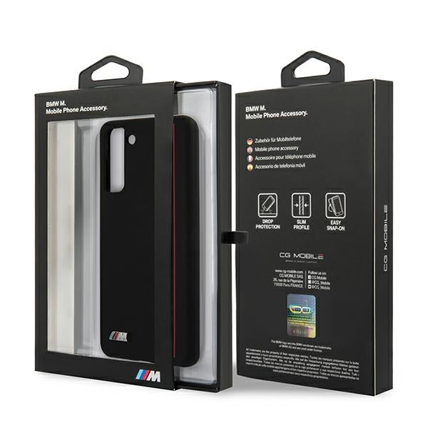 BMW silikoninis dėklas Samsung Galaxy S21+ – juodas -- Samsung Galaxy S21+