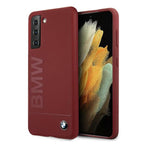 BMW silikoninis dėklas Galaxy S21+ – raudonas -- Samsung Galaxy S21+