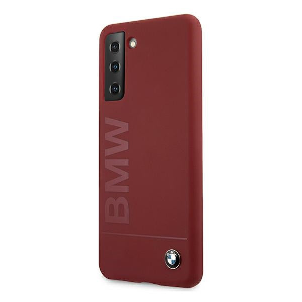 BMW silikoninis dėklas Galaxy S21+ – raudonas -- Samsung Galaxy S21+