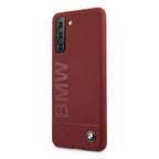 BMW silikoninis dėklas Galaxy S21+ – raudonas -- Samsung Galaxy S21+