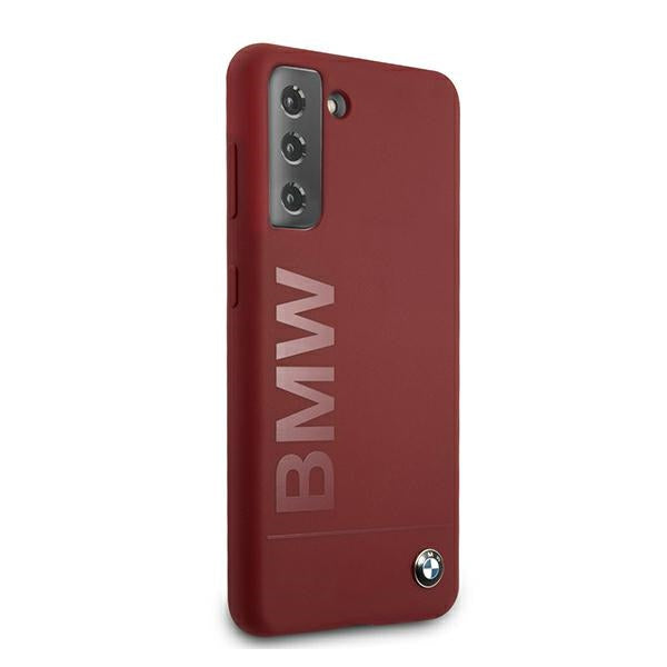 BMW silikoninis dėklas Galaxy S21+ – raudonas -- Samsung Galaxy S21+