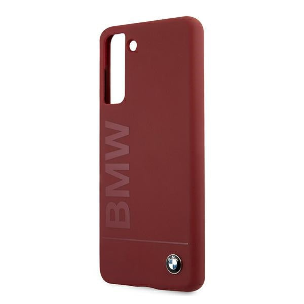 BMW silikoninis dėklas Galaxy S21+ – raudonas -- Samsung Galaxy S21+