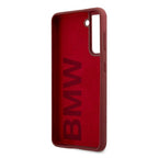 BMW silikoninis dėklas Galaxy S21+ – raudonas -- Samsung Galaxy S21+