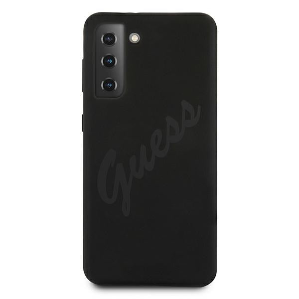 Guess silikoninis dėklas Galaxy S21+ – juodas -- Samsung Galaxy S21+
