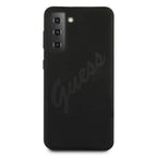 Guess silikoninis dėklas Galaxy S21+ – juodas -- Samsung Galaxy S21+