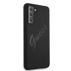 Guess silikoninis dėklas Galaxy S21+ – juodas -- Samsung Galaxy S21+