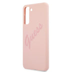Guess Silicone Vintage dėklas Galaxy S21+ – rožinis -- Samsung Galaxy S21+