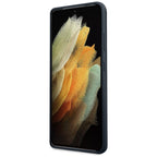 Mercedes-Benz silikoninis dėklas Galaxy S21 Ultra – mėlynas -- Samsung Galaxy S21 Ultra