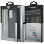 Mercedes-Benz silikoninis dėklas Galaxy S21 Ultra – mėlynas -- Samsung Galaxy S21 Ultra