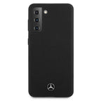 Mercedes-Benz silikoninis dėklas Galaxy S21+ – juodas -- Samsung Galaxy S21+