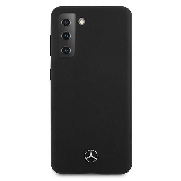 Mercedes-Benz silikoninis dėklas Galaxy S21+ – juodas -- Samsung Galaxy S21+