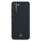 Mercedes-Benz silikoninis dėklas Galaxy S21+ – mėlynas -- Samsung Galaxy S21+