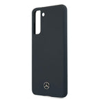 Mercedes-Benz silikoninis dėklas Galaxy S21+ – mėlynas -- Samsung Galaxy S21+