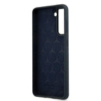Mercedes-Benz silikoninis dėklas Galaxy S21+ – mėlynas -- Samsung Galaxy S21+