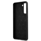 Mercedes-Benz silikoninis dėklas Samsung Galaxy S21 – juodas -- Samsung Galaxy S21