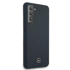 Mercedes-Benz silikoninis dėklas Galaxy S21 – mėlynas -- Samsung Galaxy S21