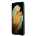 Mercedes-Benz silikoninis dėklas Galaxy S21 – mėlynas -- Samsung Galaxy S21