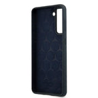 Mercedes-Benz silikoninis dėklas Galaxy S21 – mėlynas -- Samsung Galaxy S21