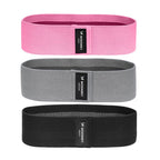 Wozinsky audinės pratimų juostos - 3 pasipriešinimo juostų rinkinys pratimams, jogai, fitnesiui, CrossFit (WFB-01) --...