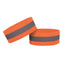 Atspindinti apyrankė dviračiui bėgimui velcro 4cm oranžinė -- Cycling Accessories
