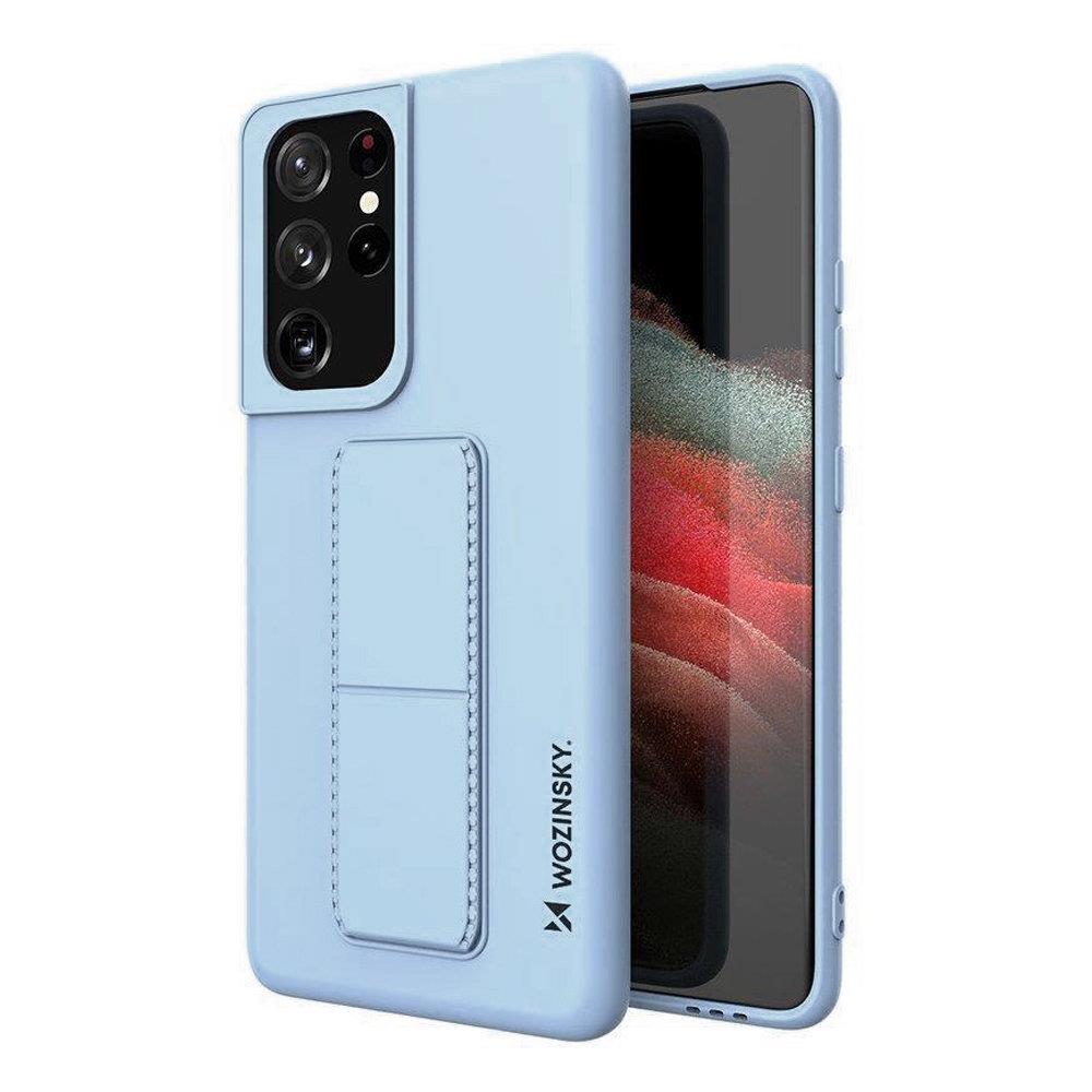 Wozinsky Kickstand dėklas Samsung Galaxy S21 Ultra 5G – šviesiai mėlynas -- Samsung Galaxy S21 Ultra