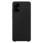 Silikoninis dėklas Samsung Galaxy A72 4G – juodas -- Samsung Galaxy A72