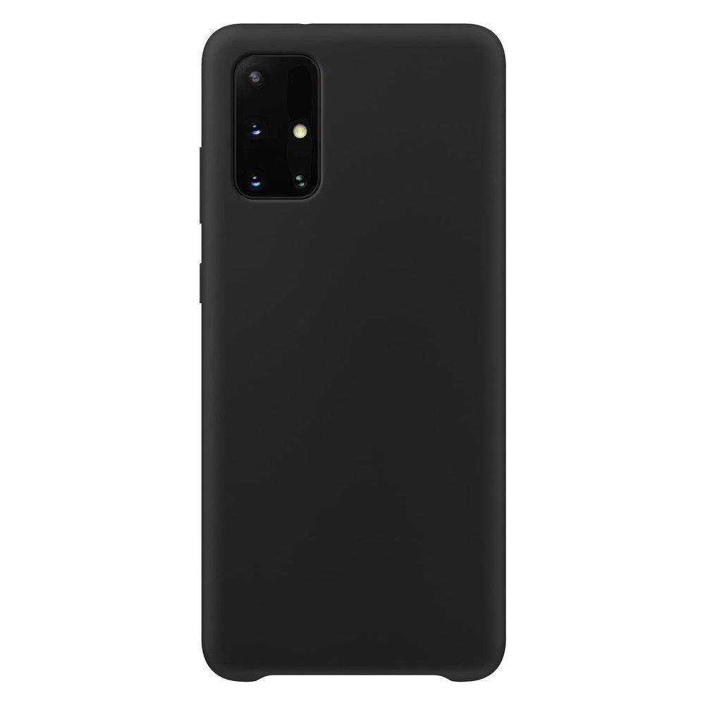 Silikoninis dėklas Samsung Galaxy A72 4G – juodas -- Samsung Galaxy A72