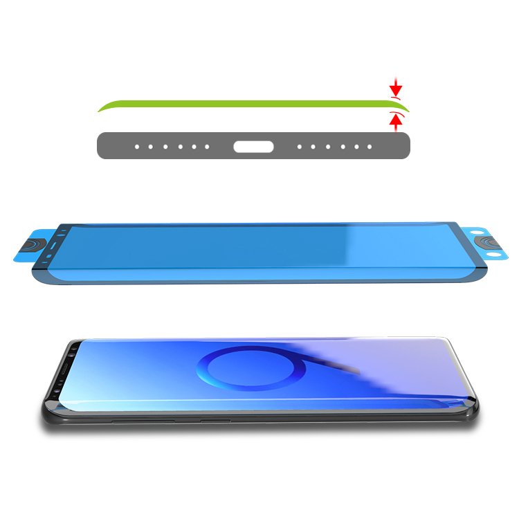 3D Edge Nano Flexi Glass stiklas Xiaomi Mi 11 – skaidrus -- Xiaomi Mi 11