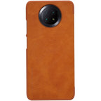 Nillkin Qin odinis dėklas Xiaomi Redmi Note 9T 5G – rudas -- Xiaomi Redmi Note 9T