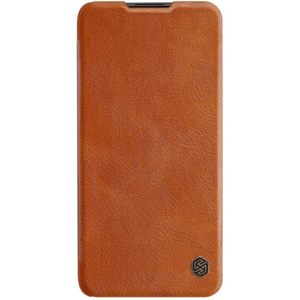 Nillkin Qin odinis dėklas Xiaomi Redmi Note 9T 5G – rudas -- Xiaomi Redmi Note 9T