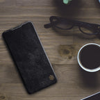 Nillkin Qin odinis dėklas Xiaomi Redmi Note 9T 5G – rudas -- Xiaomi Redmi Note 9T