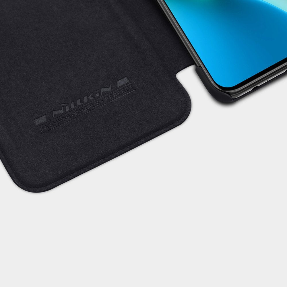 Nillkin Qin odinis dėklas Xiaomi Redmi Note 9T 5G – rudas -- Xiaomi Redmi Note 9T