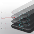 Nillkin Super Frosted Shield dėklas Redmi Note 9T 5G – juodas -- Xiaomi Redmi Note 9T