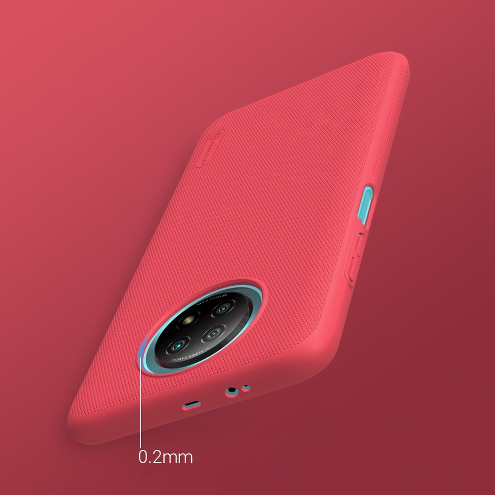 Nillkin Super Frosted Shield dėklas Redmi Note 9T 5G – juodas -- Xiaomi Redmi Note 9T