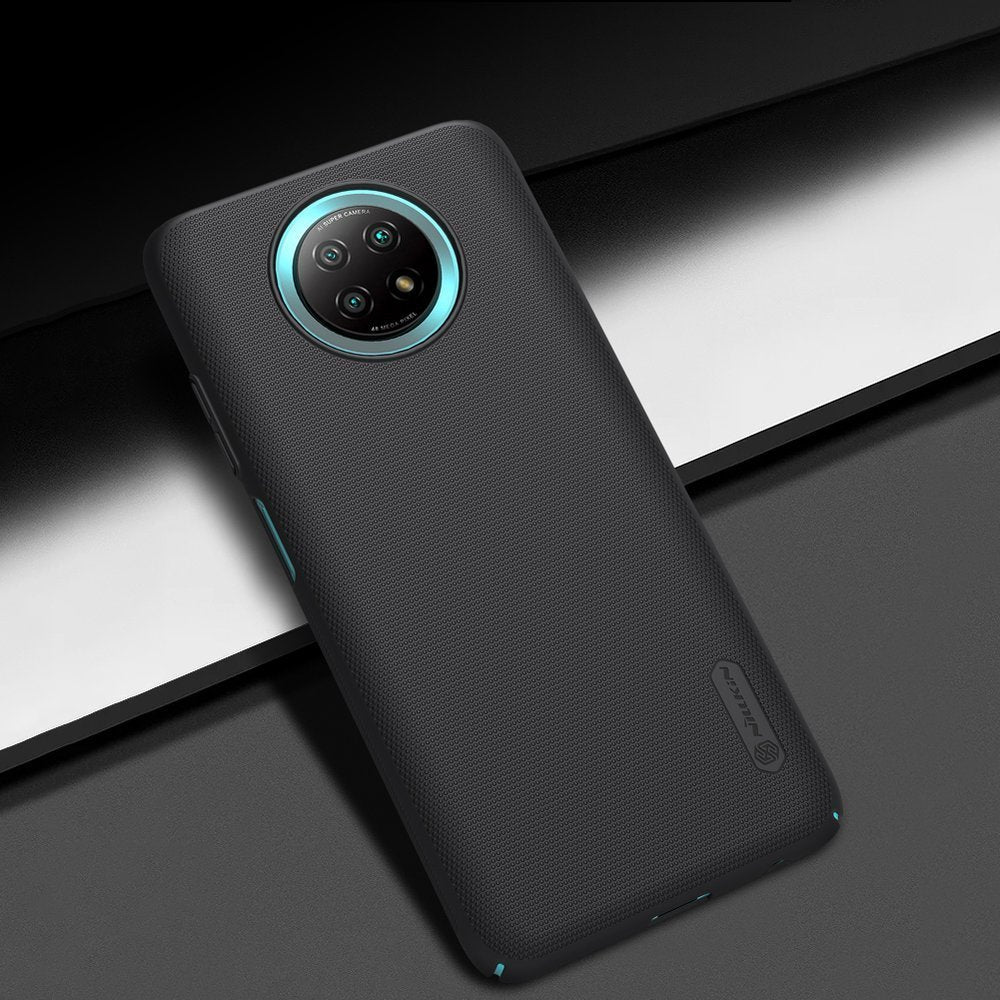 Nillkin Super Frosted Shield dėklas Redmi Note 9T 5G – juodas -- Xiaomi Redmi Note 9T