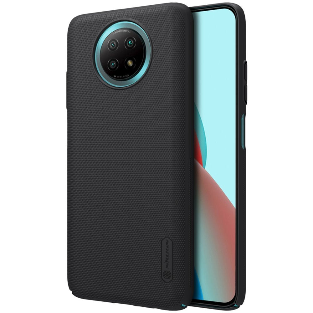 Nillkin Super Frosted Shield dėklas Redmi Note 9T 5G – juodas -- Xiaomi Redmi Note 9T