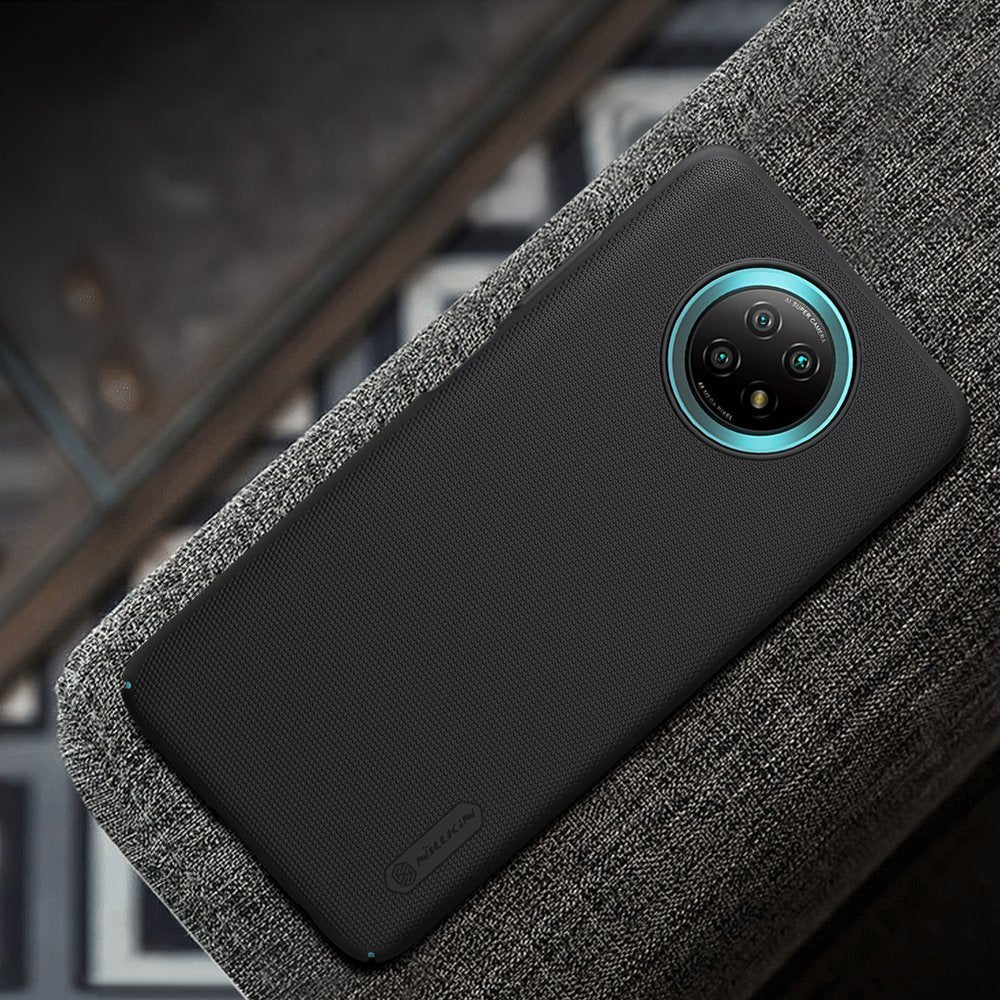 Nillkin Super Frosted Shield dėklas Redmi Note 9T 5G – juodas -- Xiaomi Redmi Note 9T