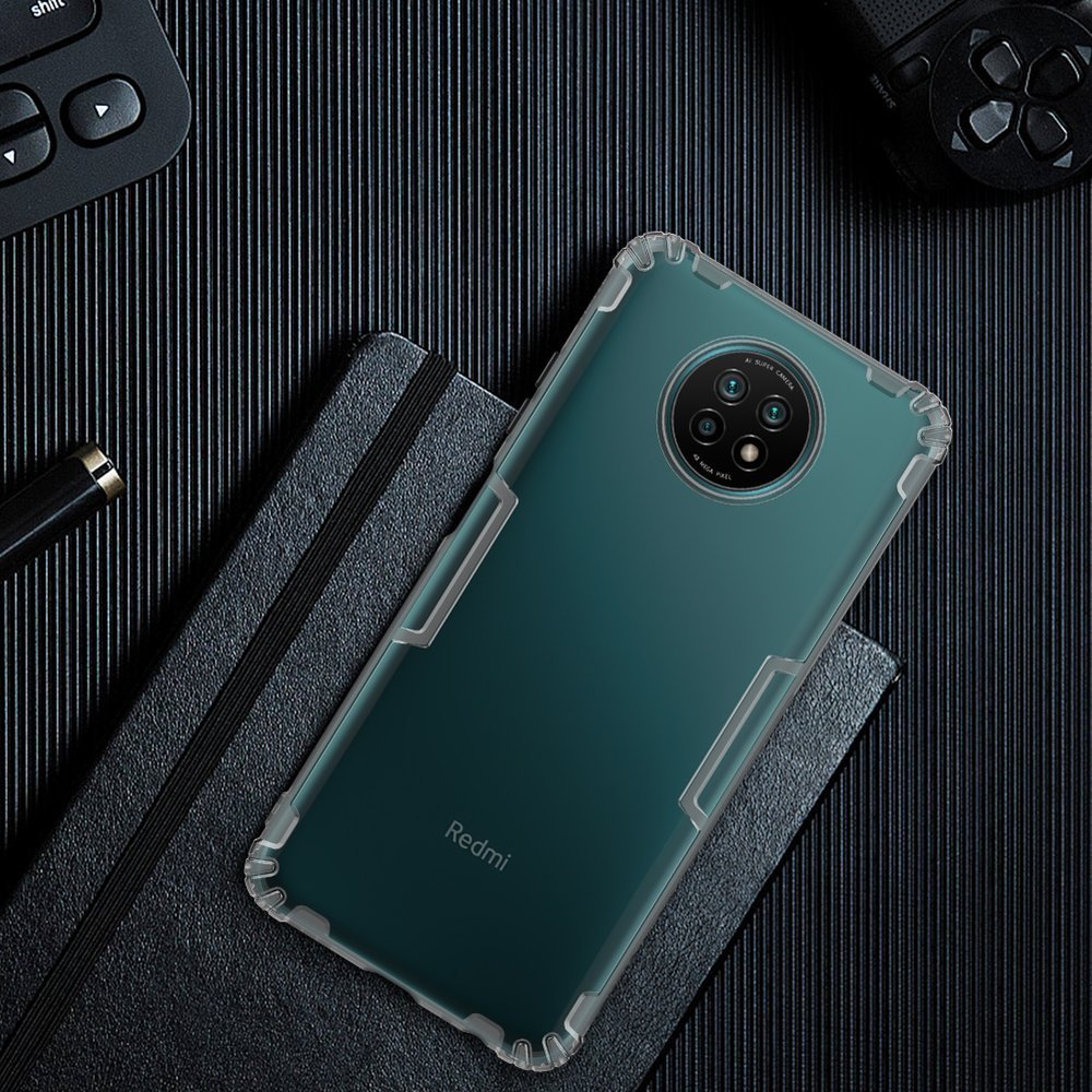 Nillkin Nature skaidrus dėklas Xiaomi Redmi Note 9T 5G -- Xiaomi Redmi Note 9T