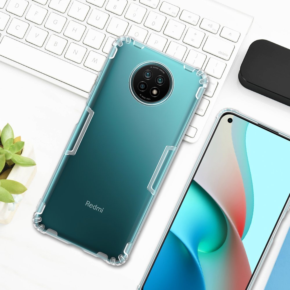 Nillkin Nature skaidrus dėklas Xiaomi Redmi Note 9T 5G -- Xiaomi Redmi Note 9T