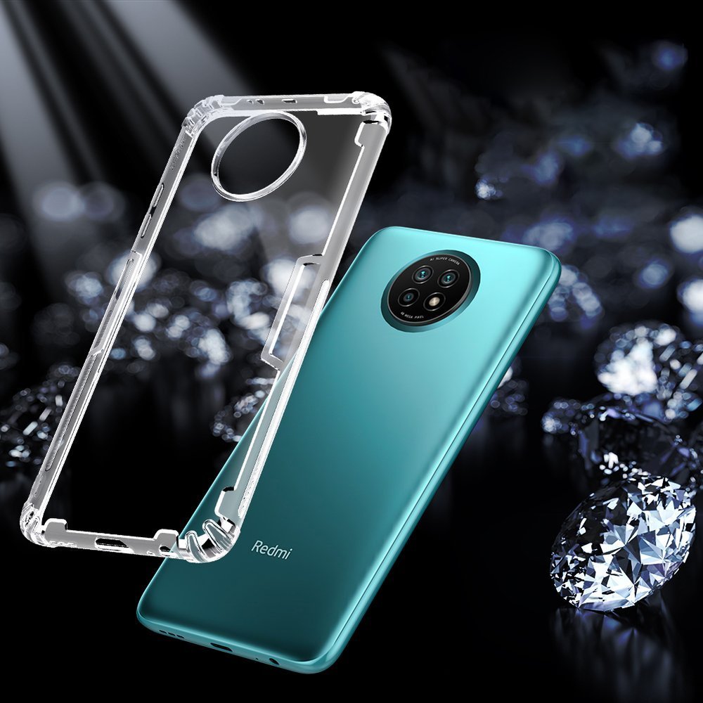 Nillkin Nature skaidrus dėklas Xiaomi Redmi Note 9T 5G -- Xiaomi Redmi Note 9T