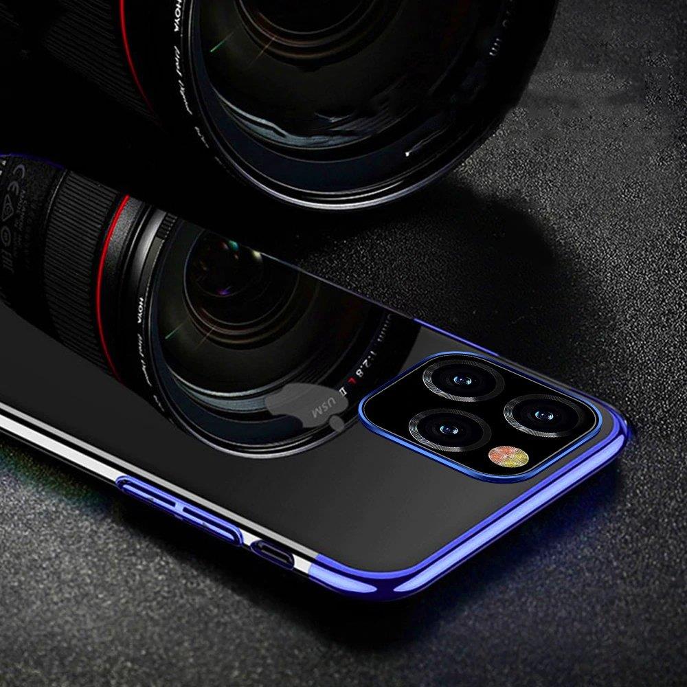 Skaidrus itin plonas TPU dėklas Xiaomi Mi 11 – mėlynas -- Xiaomi Mi 11