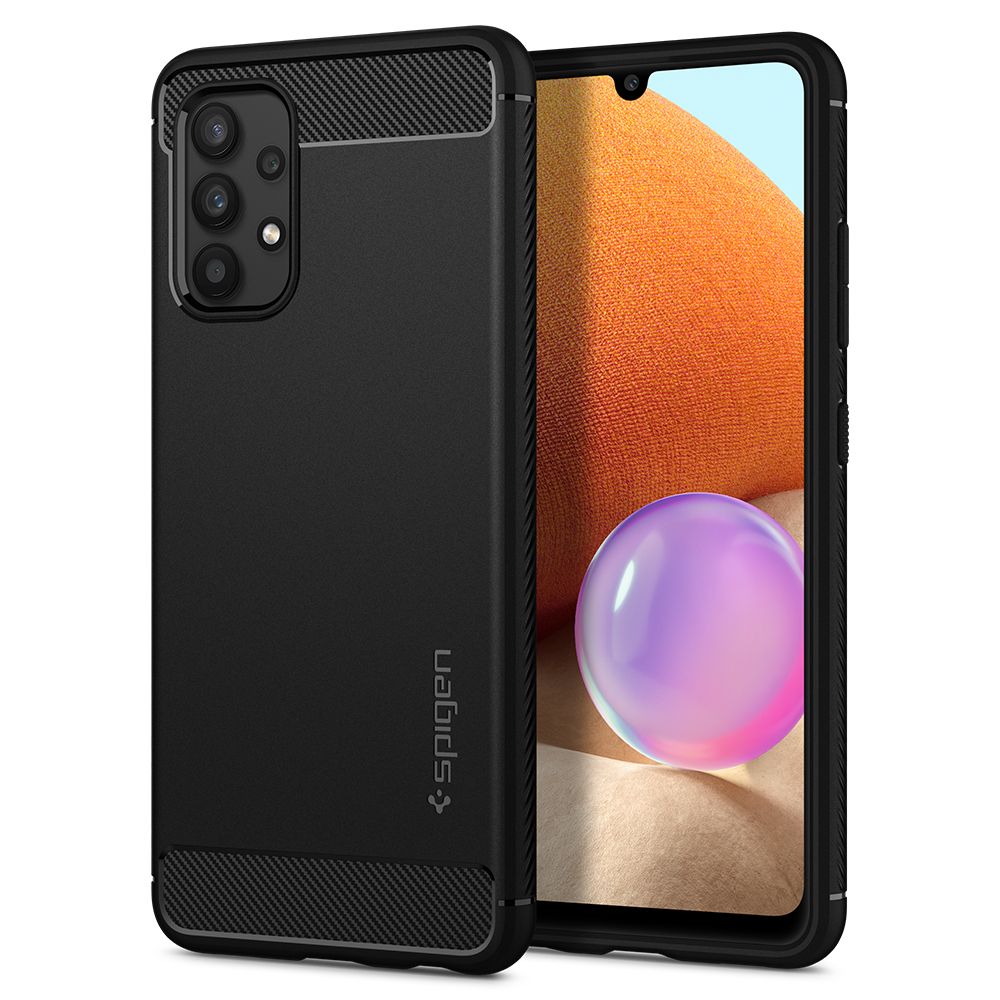 Spigen Rugged Armor dėklas Galaxy A52/A52s – juodas -- Samsung Galaxy A52 / Samsung Galaxy A52s