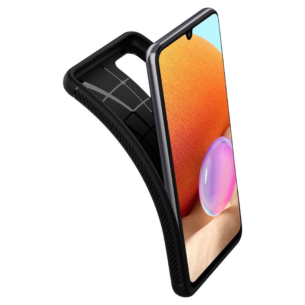 Spigen Rugged Armor dėklas Galaxy A52/A52s – juodas -- Samsung Galaxy A52 / Samsung Galaxy A52s