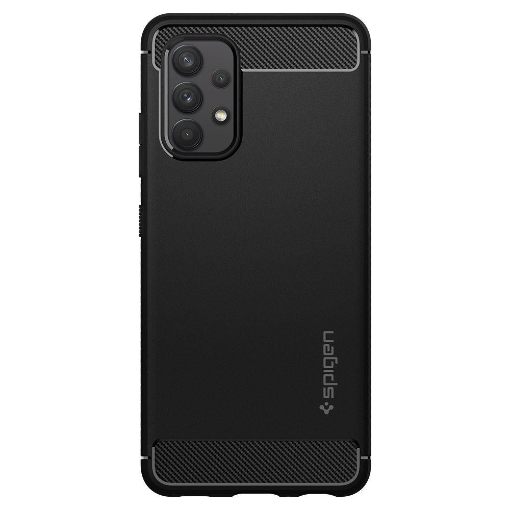 Spigen Rugged Armor dėklas Galaxy A52/A52s – juodas -- Samsung Galaxy A52 / Samsung Galaxy A52s